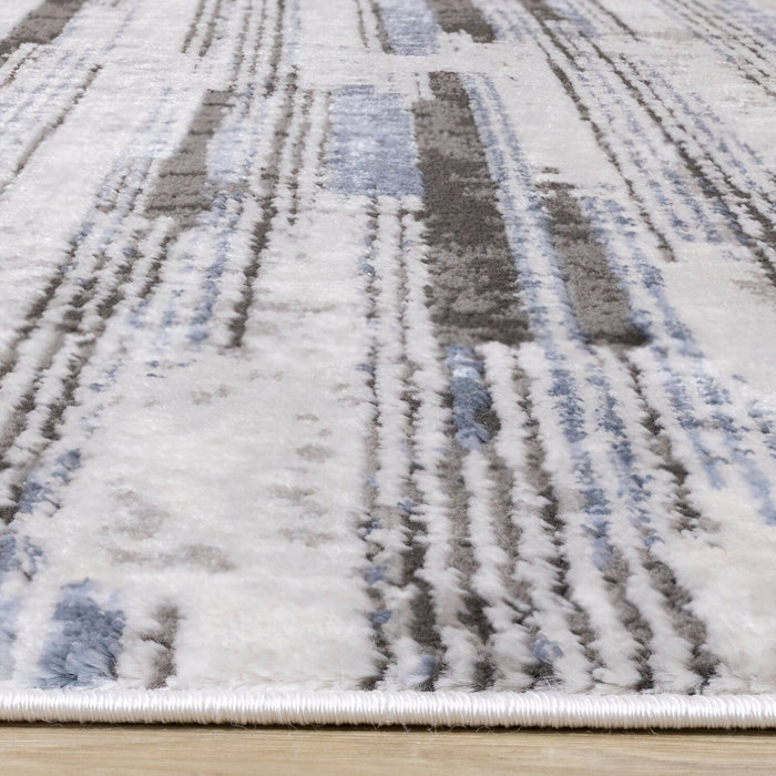 Carpette Darwin à rayures - 5 pi x 8 pi