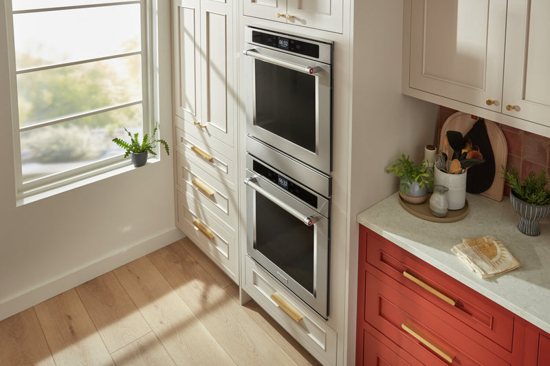 Four mural double KitchenAid de 5,2 pi3 avec convection véritable - KODC504PPS