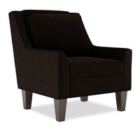  Fauteuil d’appoint club Sofa Lab de 29 po fabriqué au Canada en tissu de chenille - brun Luxury Chocolate 