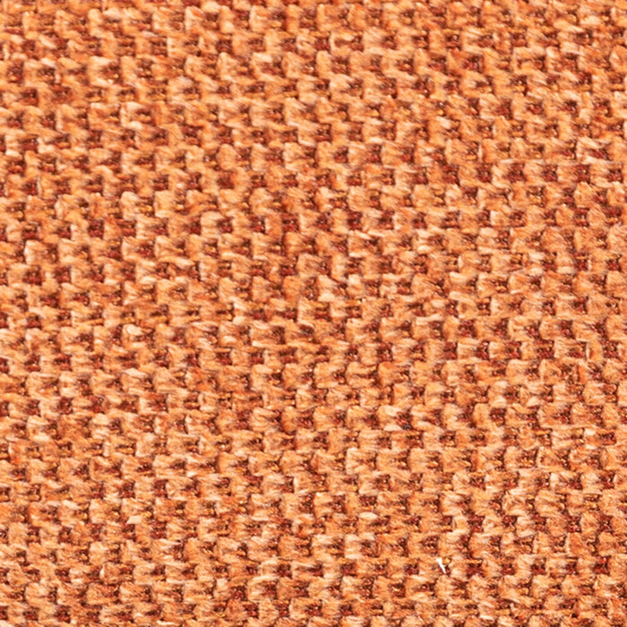 Causeuse Kassia de Kort & Co. de 65,4 po en tissu d’apparence lin avec base et pattes en bois - orange