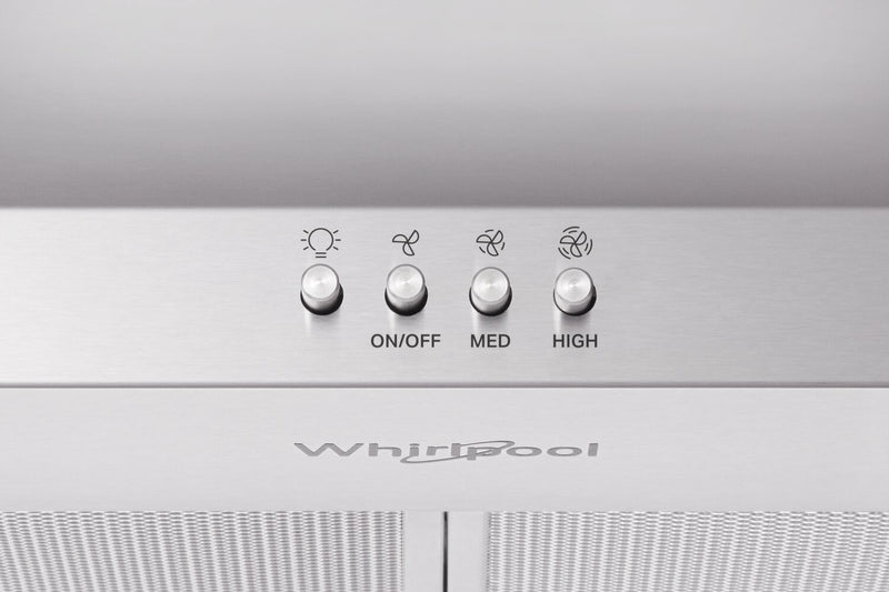 Hotte de cuisinière murale de style cheminée Whirlpool de 30 po - WVW73UC0LS