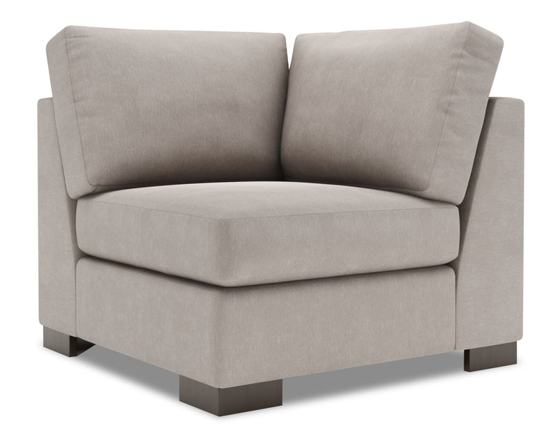 Fauteuil carré en coin Track de la collection Sofa Lab - Pax Slate