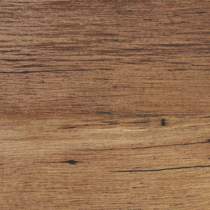 Bureau en forme de L Tayla de 60,67 po à 2 tiroirs avec armoire - chêne antique et noir