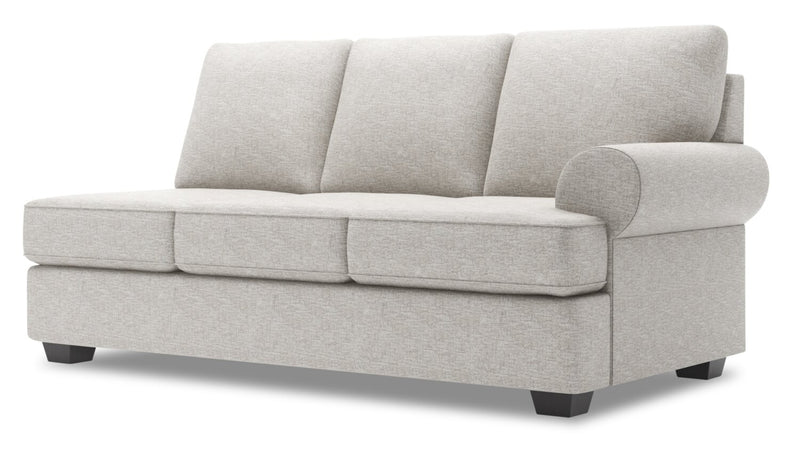 Sofa de droite Roll de la collection Sofa Lab - Luxury Silver