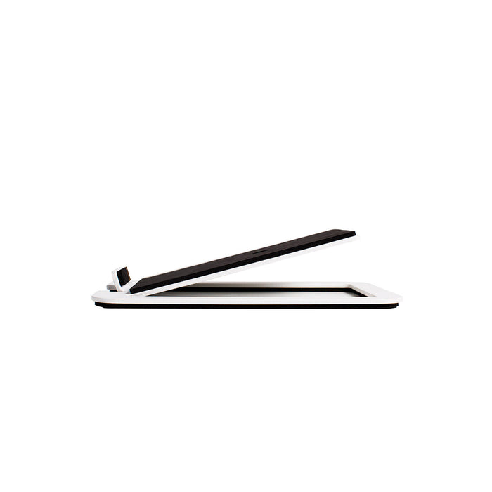 Support à haut-parleur de bureau Kanto S4 pour haut-parleurs moyens - blanc