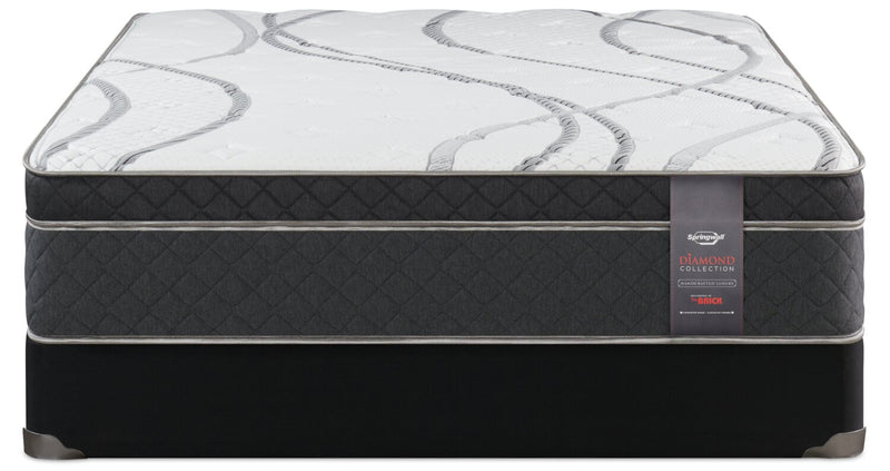 Ensemble matelas à Euro-plateau Radiant de Springwall pour grand lit