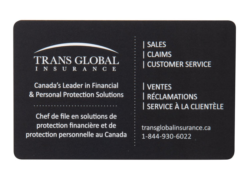 Trousse de sécurité des renseignements personnels et financières de Trans Global Insurance - Québec 