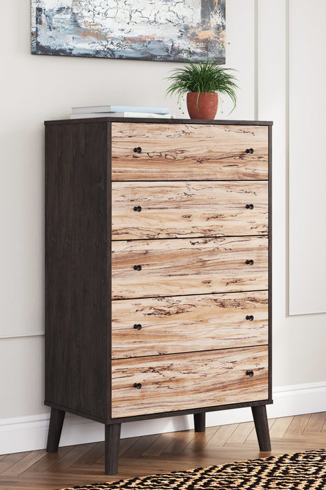 Commode verticale Wolf - brune