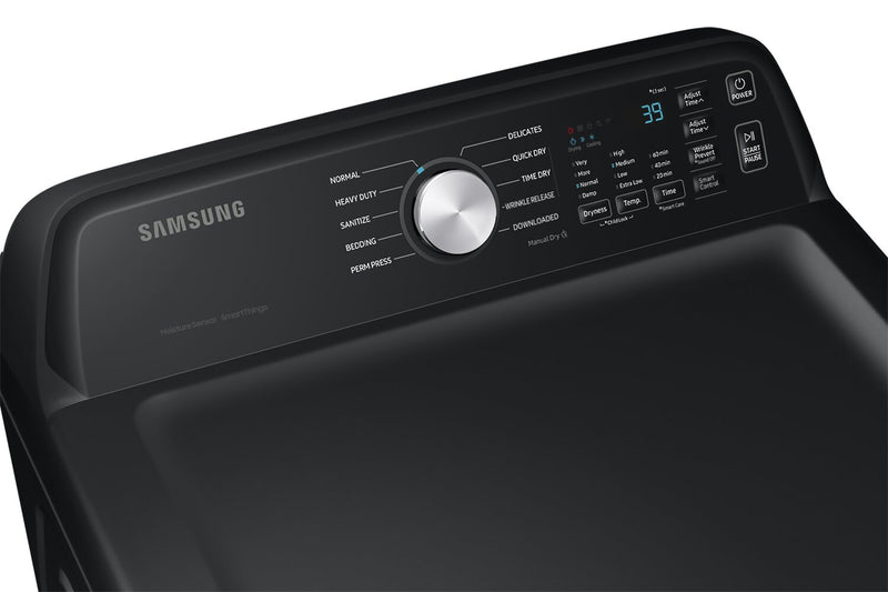 Sécheuse électrique Samsung de 7,4 pi³ - acier inoxydable noir - DVE47CG3500VAC