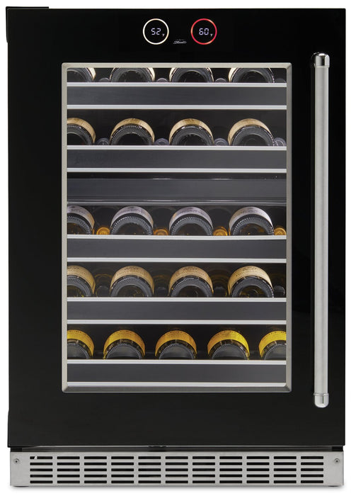 Refroidisseur à vin Reserve de Silhouette de 5 pi³ et de 23,9 po à 1 porte - noir - SRVWC050L