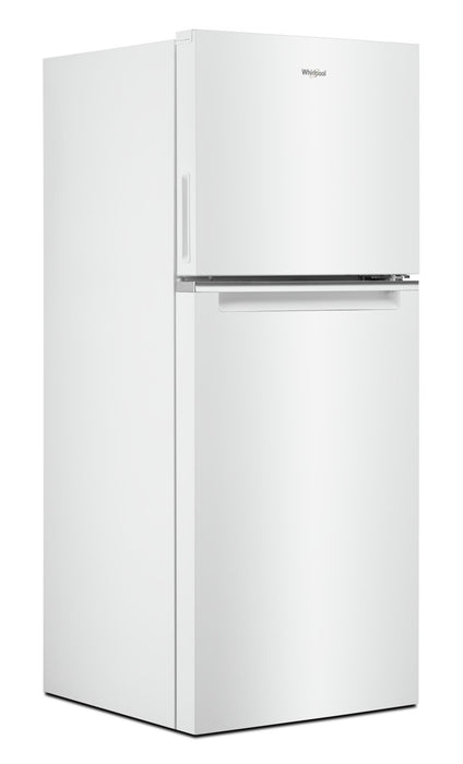 Réfrigérateur Whirlpool de 11,6 pi³ et de 24 po à congélateur supérieur - blanc - WRT112CZJW
