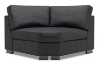 Fauteuil courbé en coin Track de la collection Sofa Lab - Pax Pepper