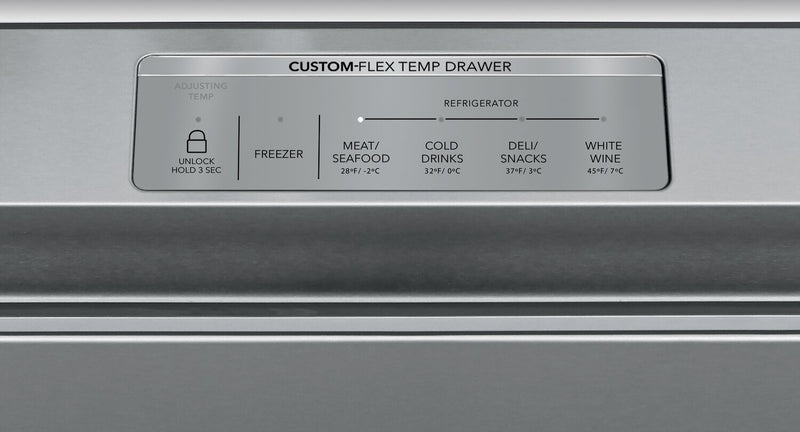 Réfrigérateur Frigidaire Professional de 21,4 pi³ et de 36 po de profondeur comptoir à 4 portes françaises - acier inoxydable Smudge-ProofMD - PRMC2285AF