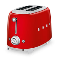 Grille-pain classique Smeg à 2 tranches - TSF01RDUS