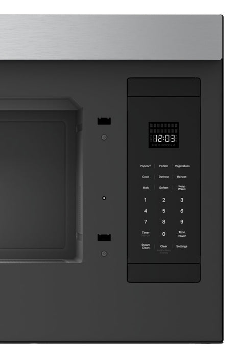 Four à micro-ondes à hotte intégrée KitchenAid de 1,1 pi³ à installation affleurée avec cuisson à 900 W - acier inoxydable avec fini PrintShieldMC - YKMMF330PPS