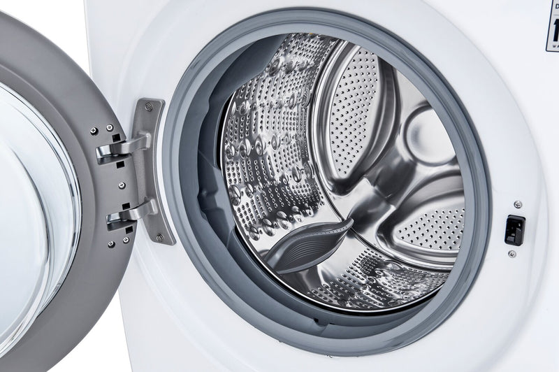 Laveuse à la vapeur intelligente haute efficacité LG à chargement frontal de 5,2 pi³ - blanche - superposable - WM3600HWA