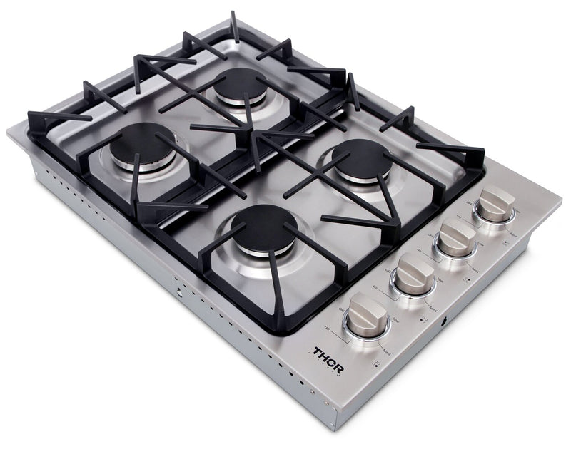 Surface de cuisson à gaz professionnelle Thor Kitchen de 30 po – TGC3001