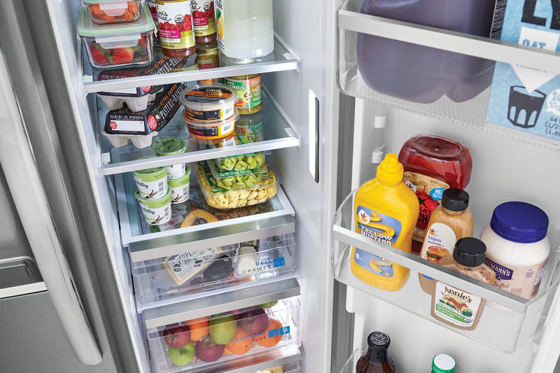 Réfrigérateur Frigidaire Gallery de 22,3 pi³ et de 33 po de profondeur standard à compartiments juxtaposés - acier inoxydable Smudge-ProofMD - GRSS2352AF