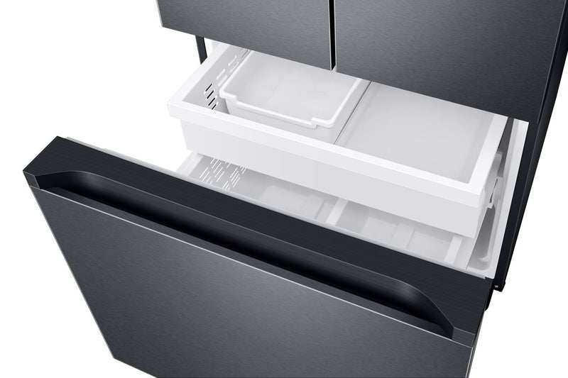 Réfrigérateur Samsung de 22,1 pi³ et de 30 po à portes françaises - acier inoxydable noir - RF22A4111SG/AA