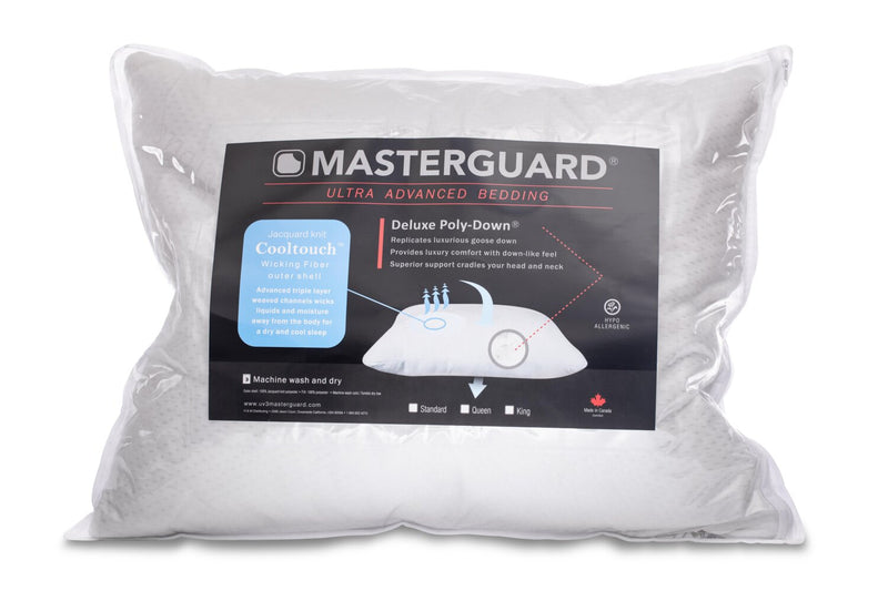 Oreiller CooltouchMC de MasterguardMD pour très grand lit