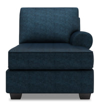 Fauteuil long de gauche Roll de la collection Sofa Lab - Luxury Indigo