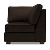 Fauteuil carré en coin Roll de la collection Sofa Lab - Luxury Chocolate