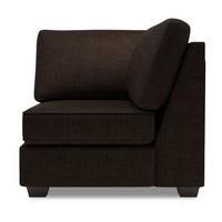Fauteuil carré en coin Roll de la collection Sofa Lab - Luxury Chocolate