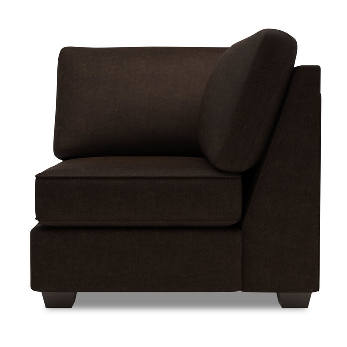 Fauteuil carré en coin Roll de la collection Sofa Lab - Luxury Chocolate