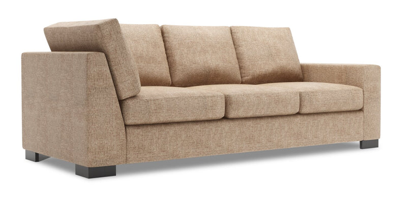 Sofa de droite pour rallonge Track de la collection Sofa Lab - Luxury Taupe