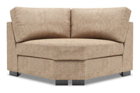Fauteuil courbé en coin Track de la collection Sofa Lab - Luxury Taupe