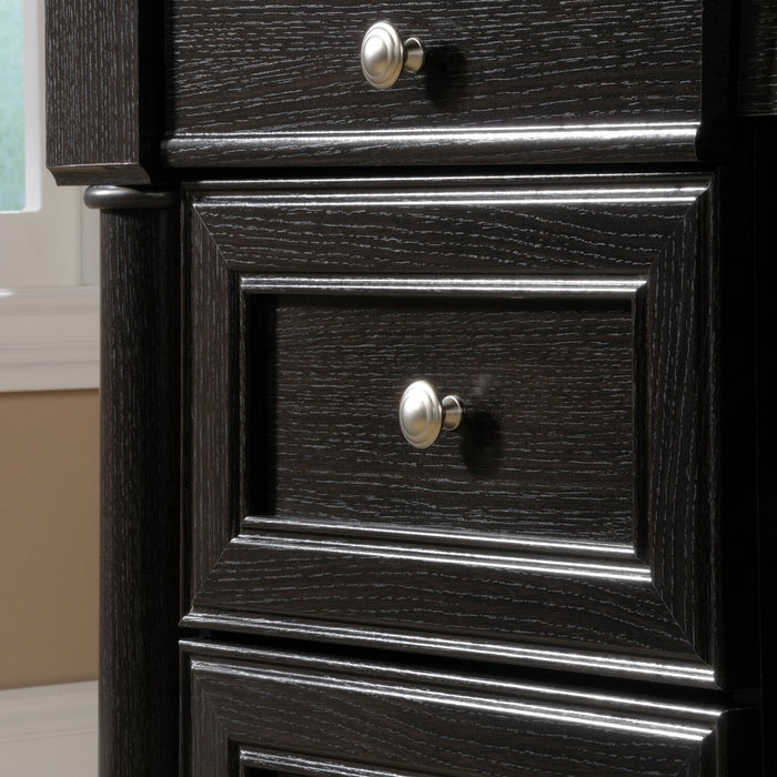 Bureau de direction Palladia de 65,12 po à 5 tiroirs - chêne éolien