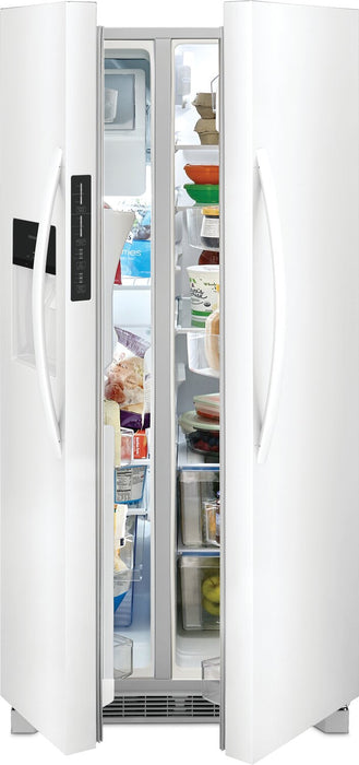 Réfrigérateur Frigidaire de 22,3 pi³ et de 33 po de profondeur standard à compartiments juxtaposés - blanc - FRSS2323AW