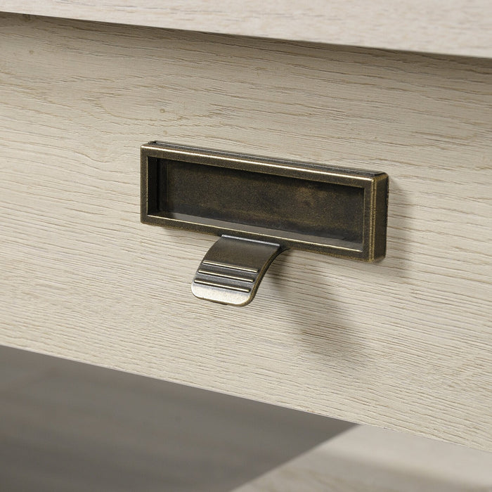  Bureau de direction Kyree de 59,06 po à 4 tiroirs - marron blanchi