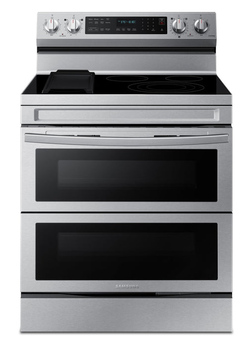 Cuisinière intelligente électrique amovible Samsung de 6,3 pi³ avec friture à air - acier inoxydable - NE63A6751SS/AC