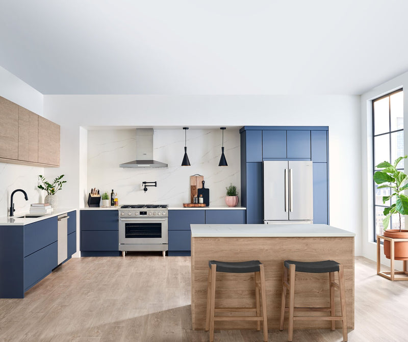 Cuisinière à gaz amovible Bosch de série 800 de 3,4 pi3 de style industriel - HGS8655UC