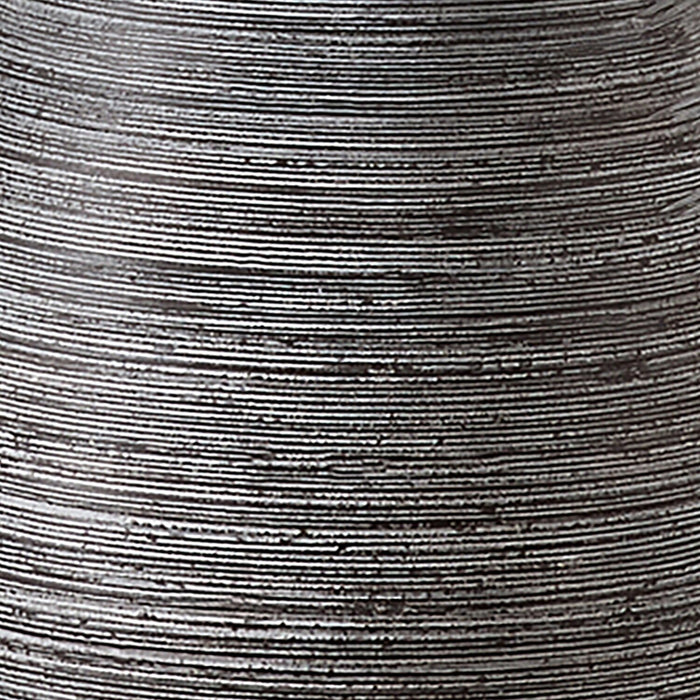 Lampe de table de 19 po en céramique texturée grise