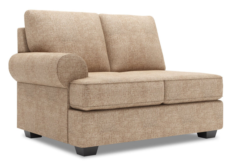 Causeuse de gauche Roll de la collection Sofa Lab - Luxury Taupe