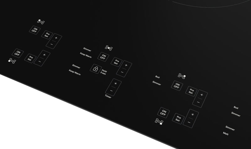 Surface de cuisson à induction KitchenAid de 30 po à 5 éléments - noire - KCIG550JBL