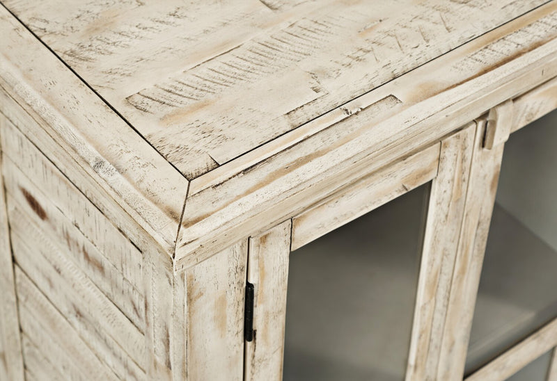 Armoire décorative Rocco de 48 po avec 4 portes - crème