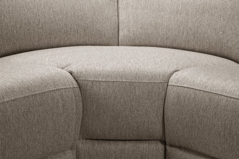 Sofa sectionnel à inclinaison électrique Adelaide 5 pièces - gris 