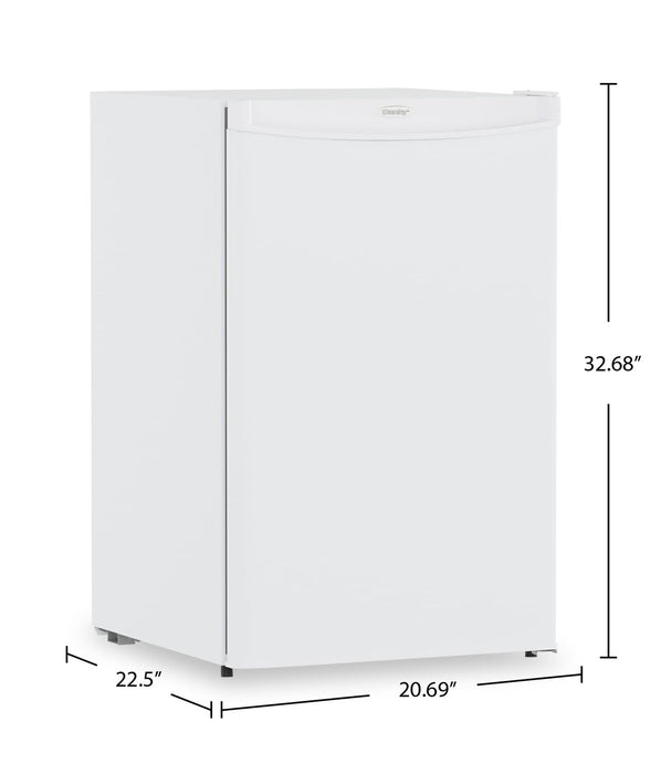 Congélateur vertical Danby de 3,2 pi³ et de 20,7 po à 1 porte - blanc - DUFM032A3WDB