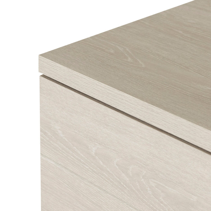 Commode verticale somptueuse Lake de 29 po (L) x 52 po (H) à 5 tiroirs pour la chambre à coucher, fabriquée au Canada - blanche