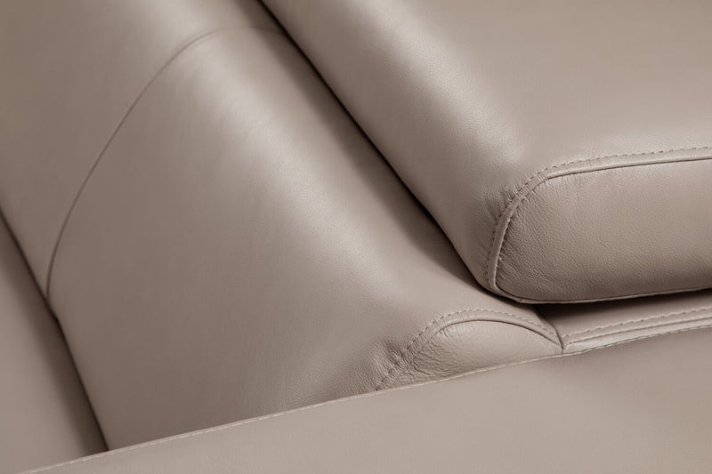 Sofa sectionnel à inclinaison électrique Modella 5 pièces - taupe 