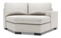 Fauteuil Cuddler de droite Track de la collection Sofa Lab - Luxury Silver 