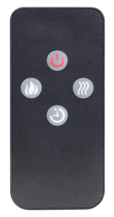 Meuble pour téléviseur moderne Robin de 70 po avec foyer électrique, rangement et système de gestion des câbles pour téléviseurs jusqu’à 80 po - blanc