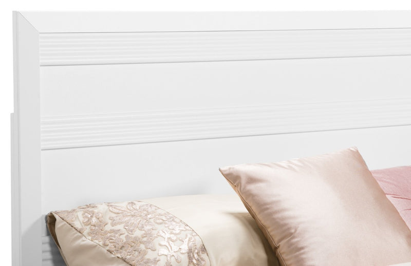 Tête de lit Olivia pour lit double - blanche