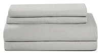 Lit rembourré Candace en tissu de velours gris avec capitonnage à boutons - format grand lit