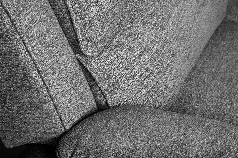 Causeuse à inclinaison électrique Chandler de 60 po en tissu de chenille - gris