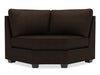 Fauteuil courbé en coin Roll de la collection Sofa Lab - Luxury Chocolate