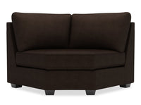  Fauteuil courbé en coin Roll de la collection Sofa Lab - Luxury Chocolate 